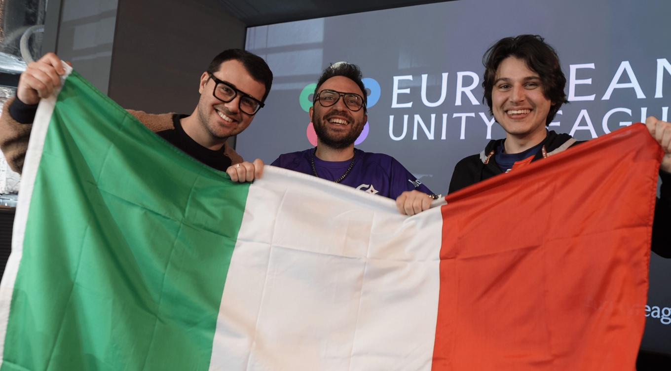 Italian national team at a Unity League event